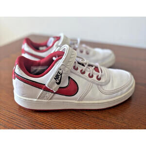 Nike Vandal Low Top White and Red Sneakers Women’s  Size 6 #316555-161